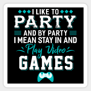 Party Video Games Sticker